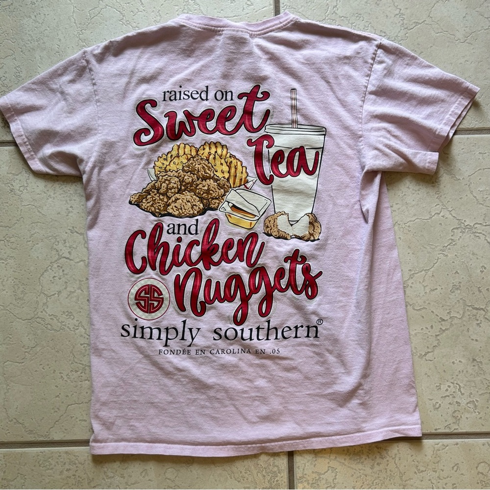 Simply Southern  Raised On Sweet Tea & Chicken Nuggets Medium